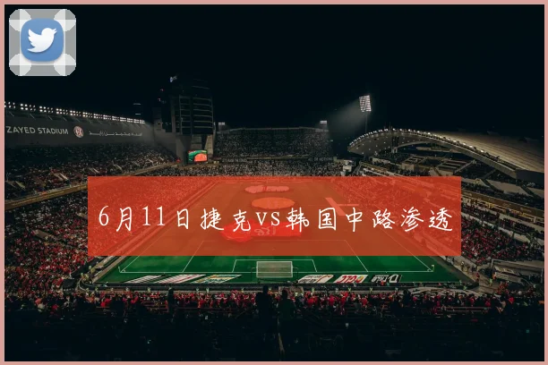 6月11日捷克vs韩国中路渗透